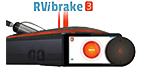RVI Brake System3 is a portable, flat towing system for a car with an Audio Assistant through 30-second setup.