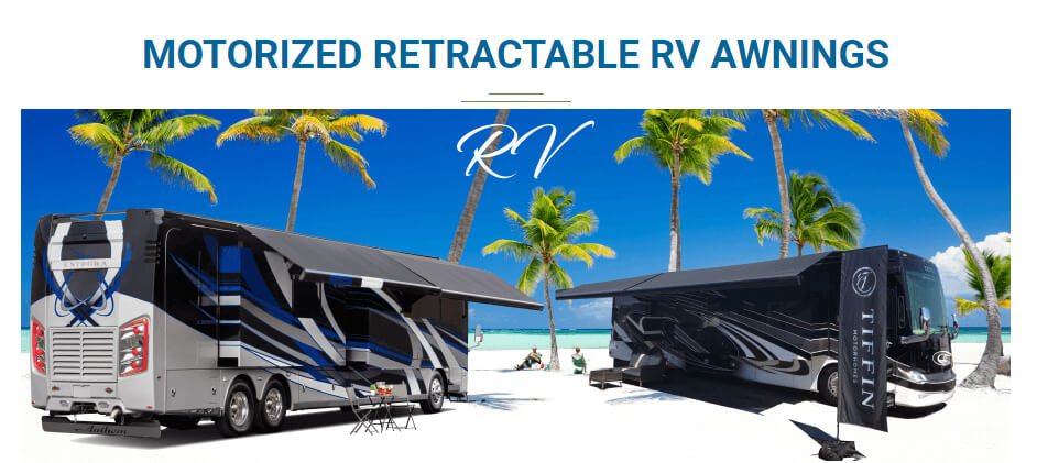 Girard Awnings, details at Action RV Conroe, Texas.