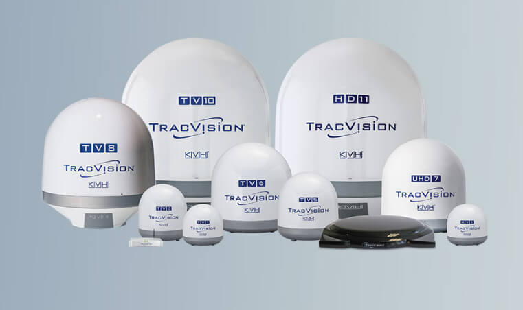 TracVision - KVH, details at Action RV Conroe, Texas.